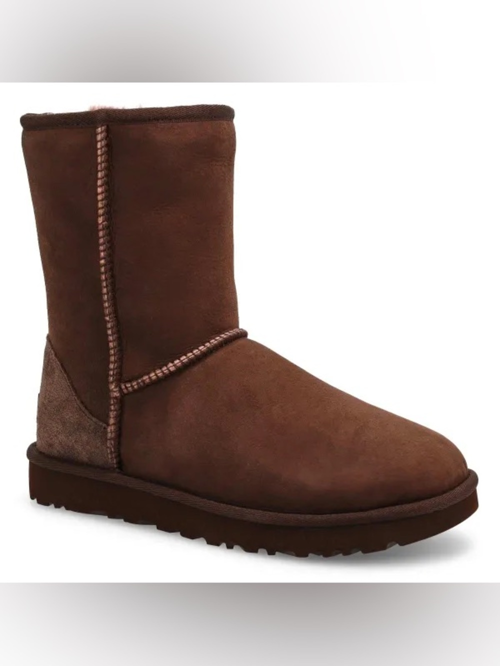 UGG Classic Short Suede Boots - Chocolate